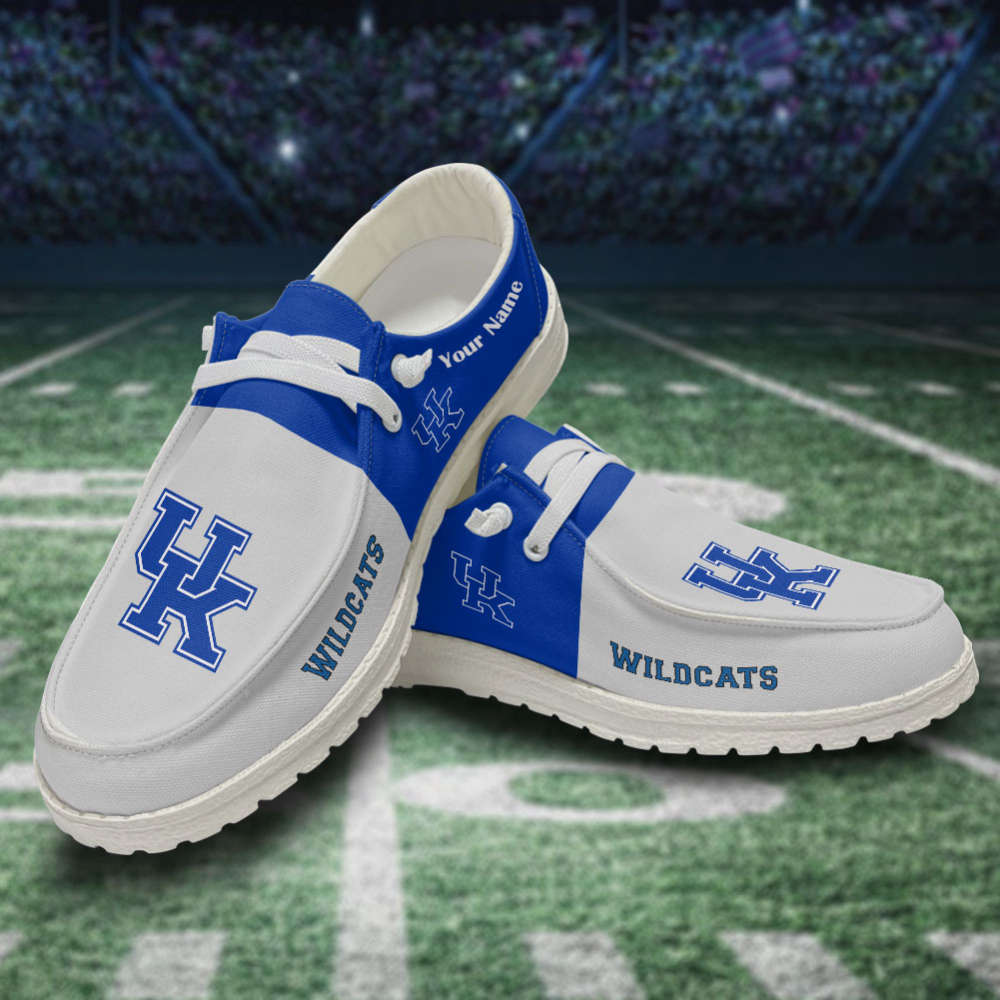 Kentucky Wildcats Personalized Hey Dude Sports Shoes – Custom Name Design Perfect Gift Kentucky Wildcats Personalized Hey Dude Sports Shoes – Custom Name Design Perfect Gift
