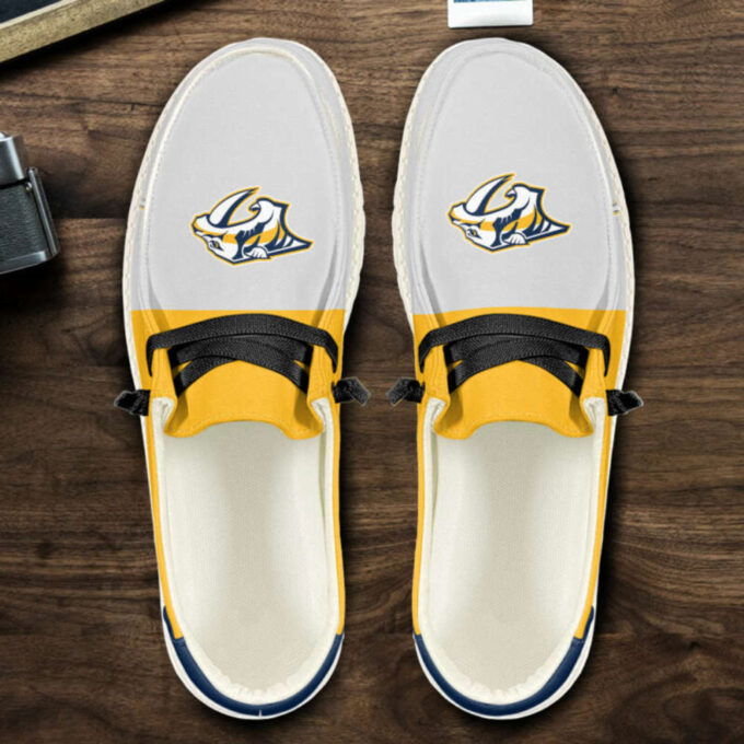 Nashville Predators NHL Personalized Hey Dude Sports Shoes – Custom Name Design Perfect Gift