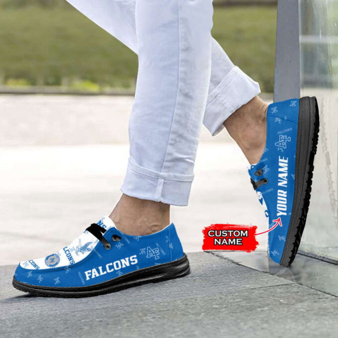 NCAA Air Force Falcons Custom Name Hey Dude Shoes Fan Gift