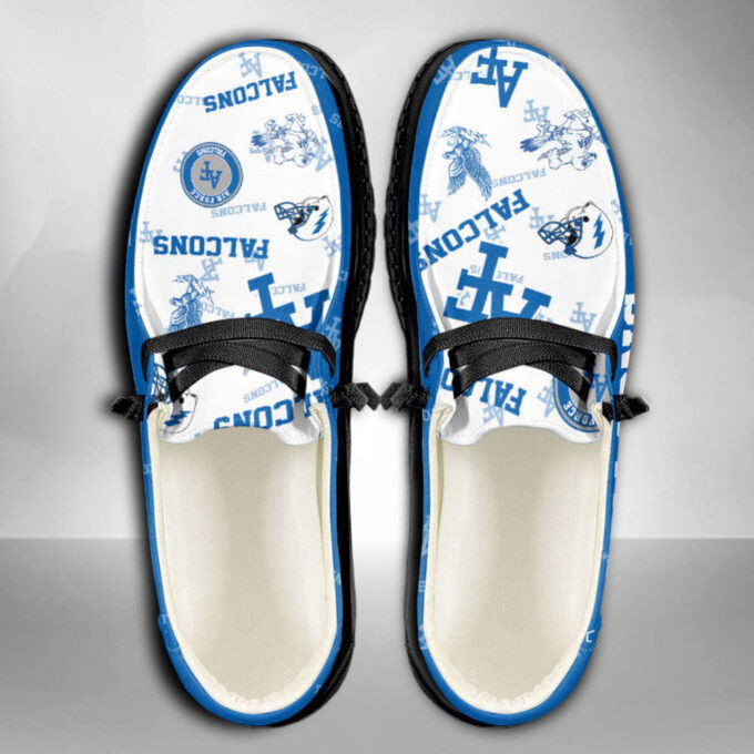 NCAA Air Force Falcons Custom Name Hey Dude Shoes Fan Gift