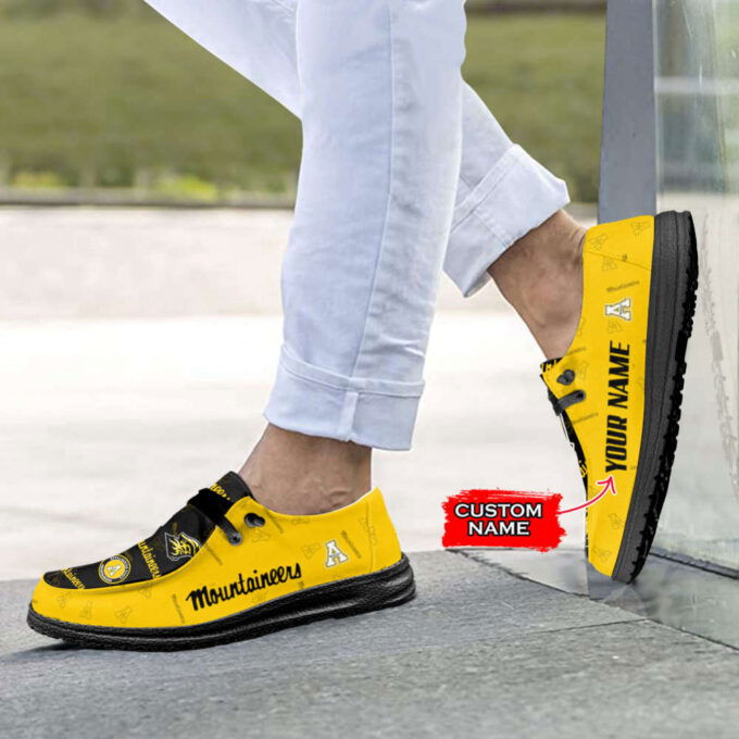 NCAA Appalachian State Mountaineers Custom Name Hey Dude Shoes Fan Gift