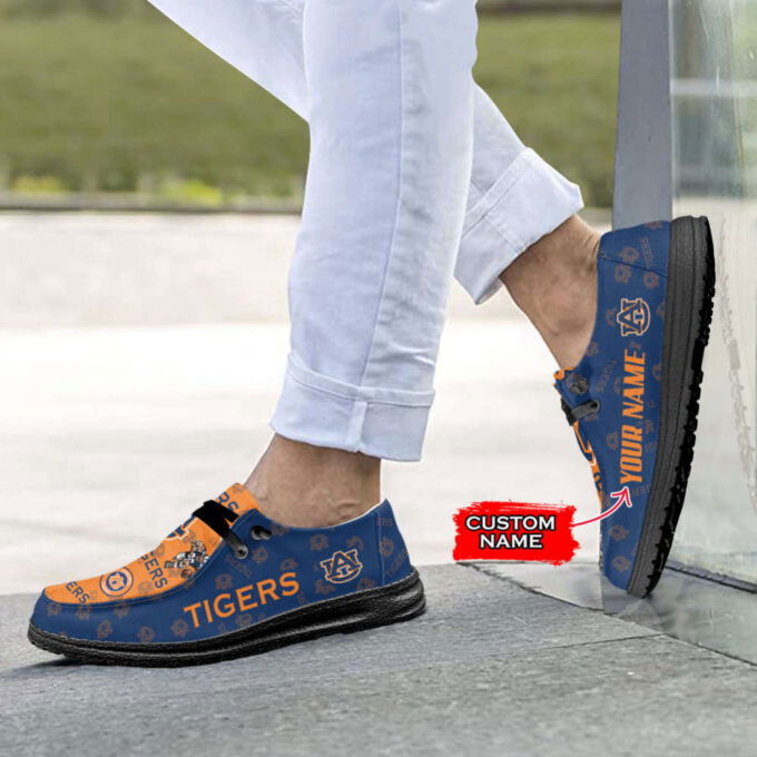 NCAA Auburn Tigers Custom Name Hey Dude Shoes 01 Fan Gifts
