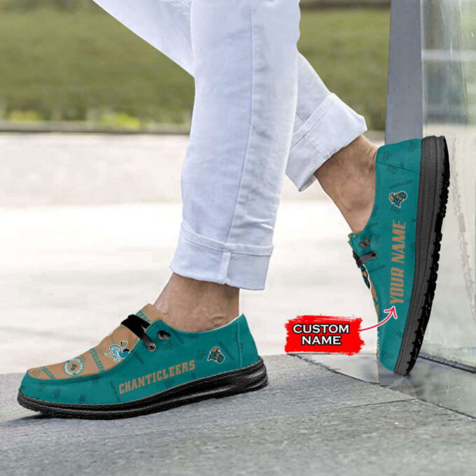 NCAA COASTAL CAROLINA CHANTICLEERS Custom Name Hey Dude Shoes Christmas Gift