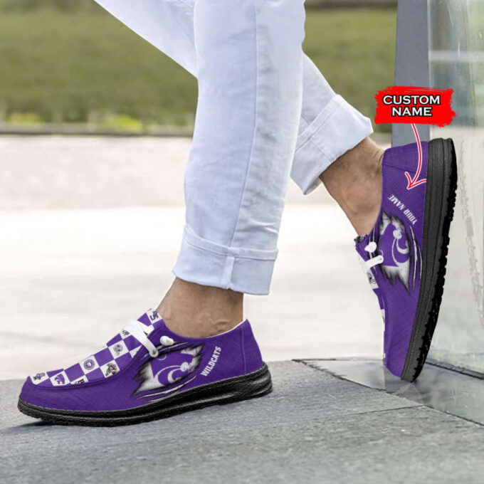 NCAA Kansas State Wildcats Custom Name Hey Dude Shoes Fan Gift