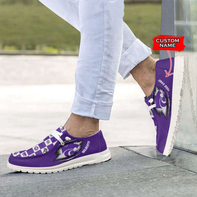 NCAA Kansas State Wildcats Custom Name Hey Dude Shoes Fan Gift