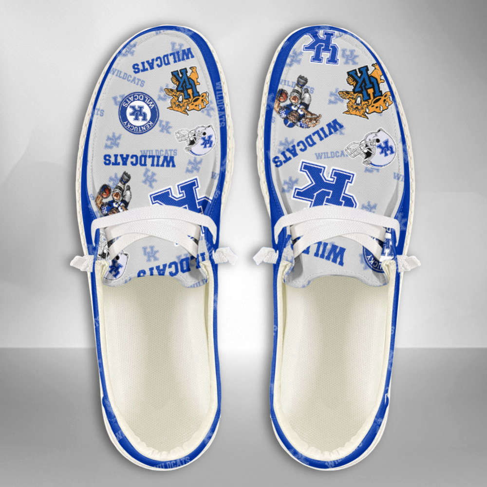 NCAA Kentucky Wildcats Custom Name Hey Dude Shoes 01 Fan Gifts NCAA Kentucky Wildcats Custom Name Hey Dude Shoes 01 Fan Gifts