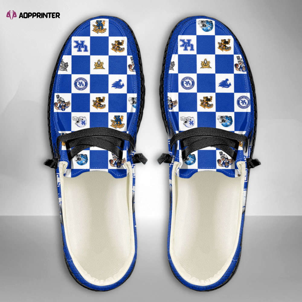 NCAA Kentucky Wildcats Custom Name Hey Dude Shoes Fan Gift NCAA Kentucky Wildcats Custom Name Hey Dude Shoes Fan Gift