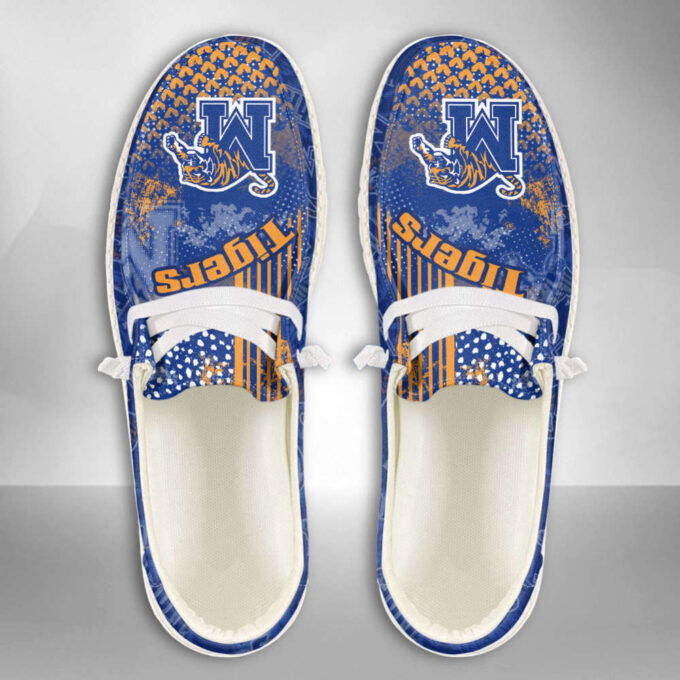NCAA Memphis Tigers Custom Name Hey Dude Shoes Fan Gift