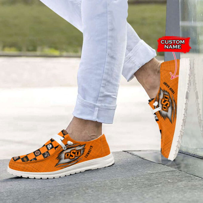 NCAA Oklahoma State Cowboys Custom Name Hey Dude Shoes Christmas Gift