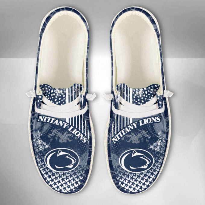 NCAA Penn State Nittany Lions Custom Name Hey Dude Shoes Fan Gift Exclusive