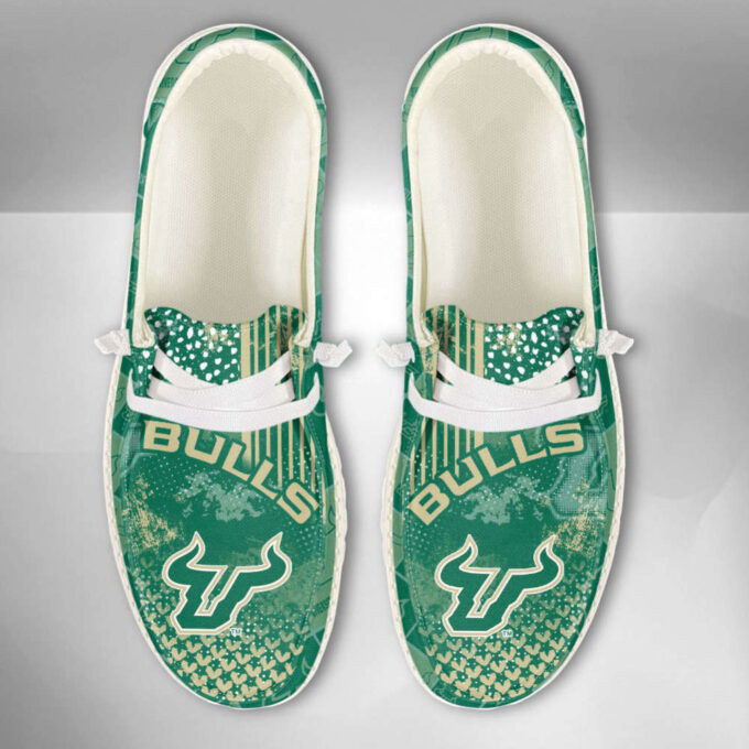 NCAA South Florida Bulls Custom Name Hey Dude Shoes Fan Gift Exclusive