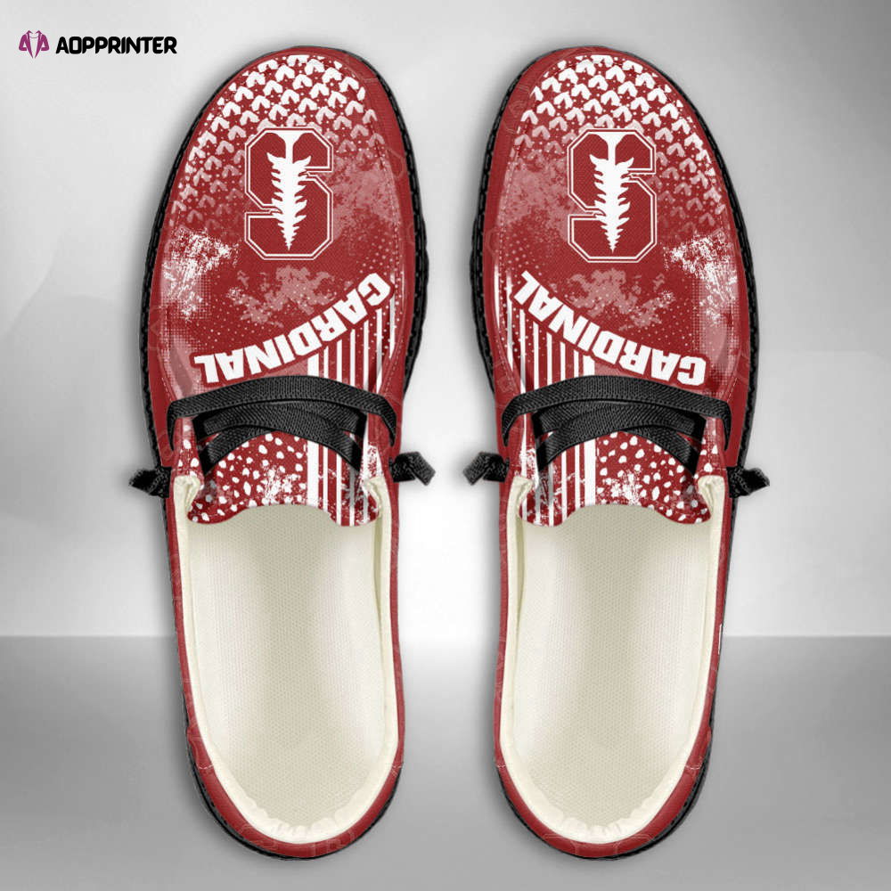 NCAA Stanford Cardinal Custom Name Hey Dude Shoes Fan Gift Exclusive NCAA Stanford Cardinal Custom Name Hey Dude Shoes Fan Gift Exclusive