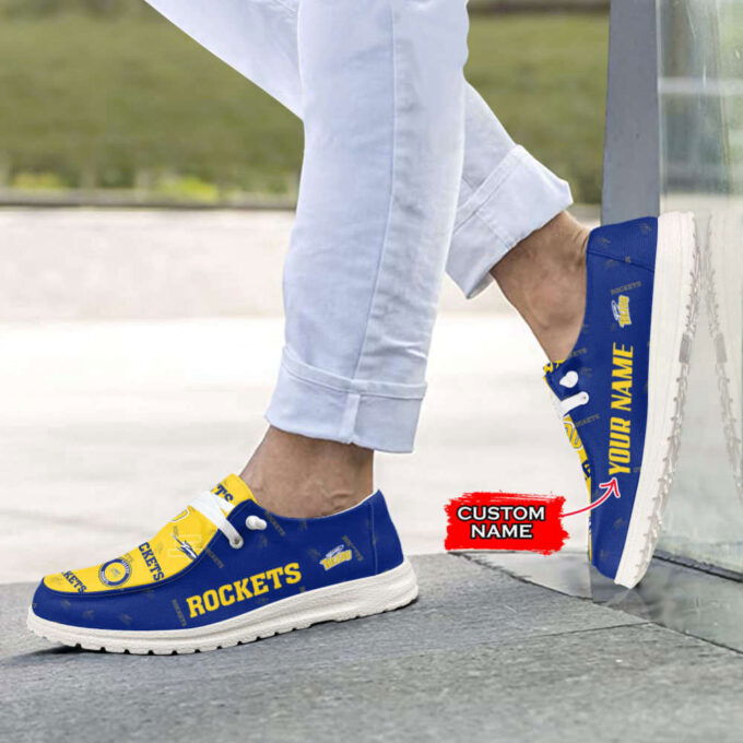NCAA Toledo Rockets Custom Name Hey Dude Shoes Fan Gift