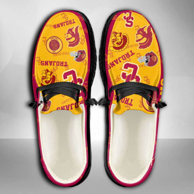 NCAA USC Trojans Custom Name Hey Dude Shoes Christmas Gift