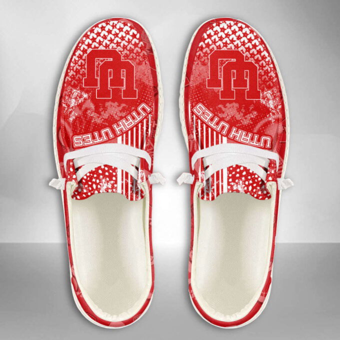 NCAA Utah Utes Custom Name Hey Dude Shoes Fan Gift Exclusive