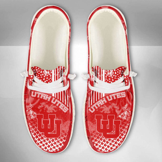 NCAA Utah Utes Custom Name Hey Dude Shoes Fan Gift Exclusive