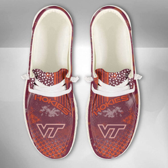 NCAA Virginia Tech Hokies Custom Name Hey Dude Shoes Fan Gift Exclusive