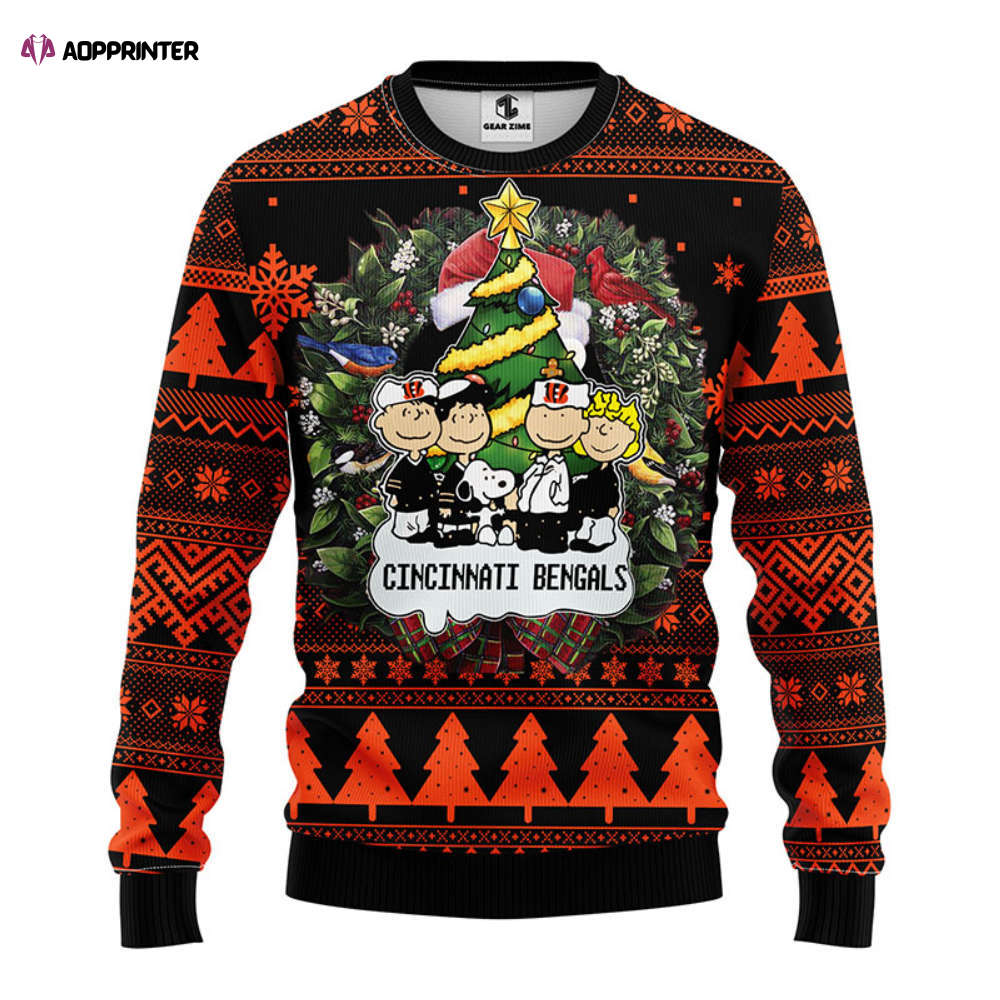 NFL Cincinnati Bengals Snoopy Dog Christmas Ugly Sweater – Christmas Gift NFL Cincinnati Bengals Snoopy Dog Christmas Ugly Sweater – Christmas Gift