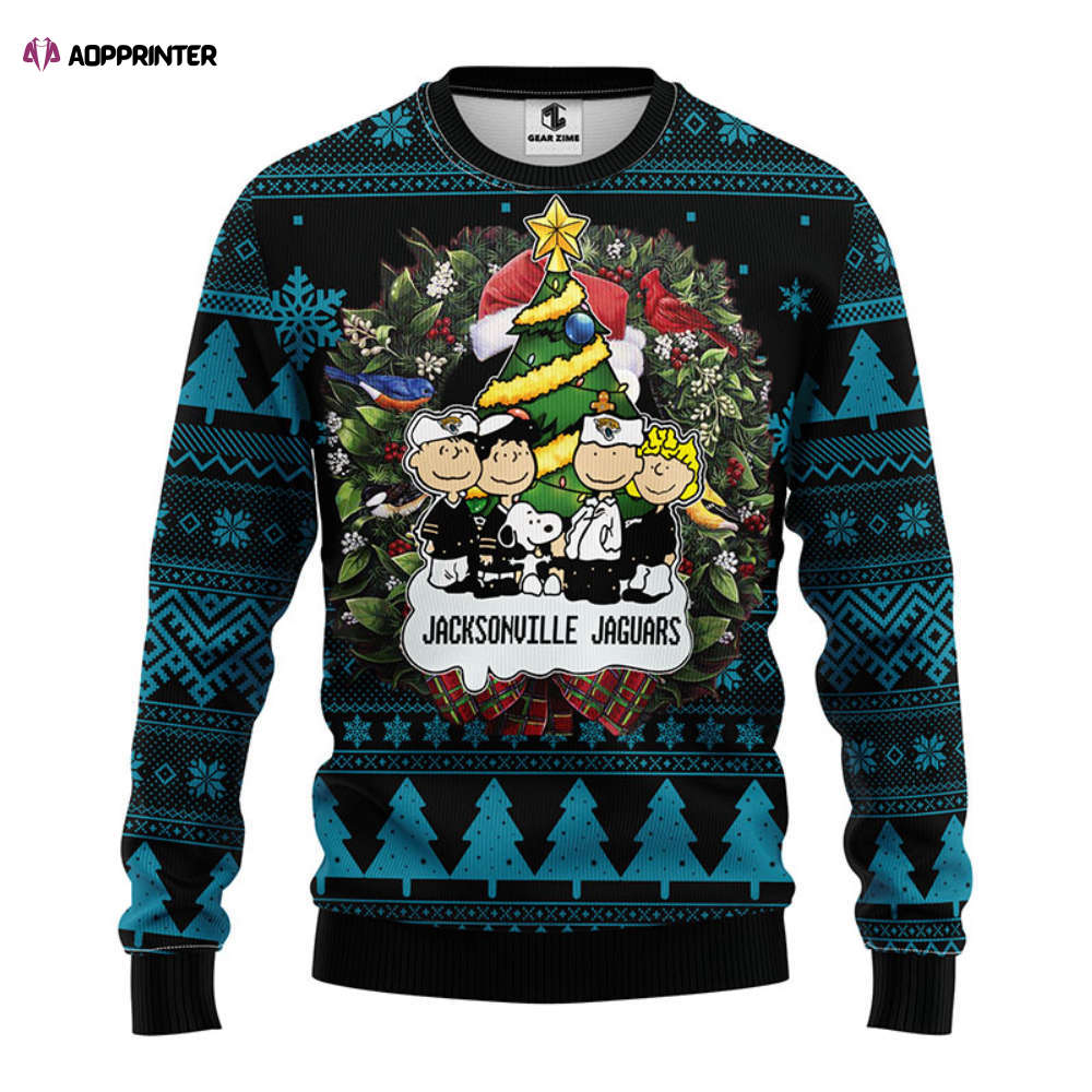 NFL Jacksonville Jaguars Snoopy Dog Christmas Ugly Sweater – Sweatshirt Christmas Gift NFL Jacksonville Jaguars Snoopy Dog Christmas Ugly Sweater – Sweatshirt Christmas Gift