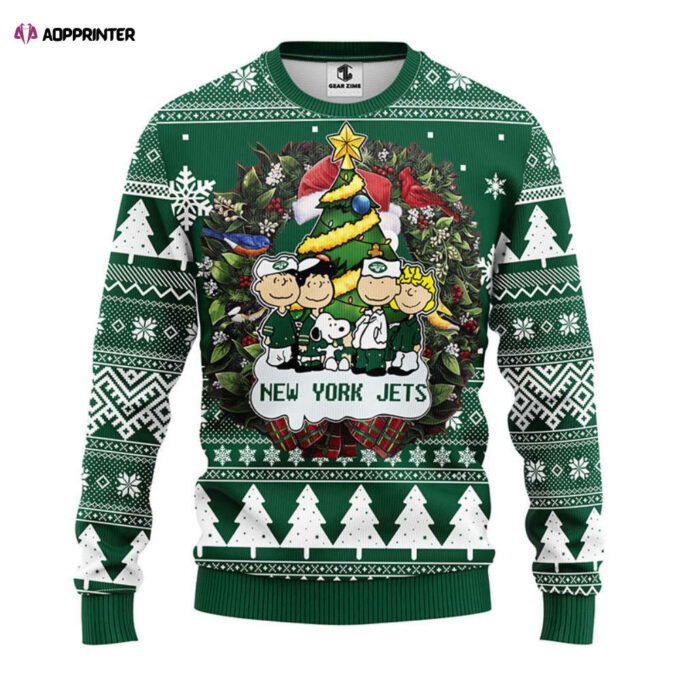 NFL New York Jets Snoopy Dog Christmas Ugly Sweater – Christmas Gift