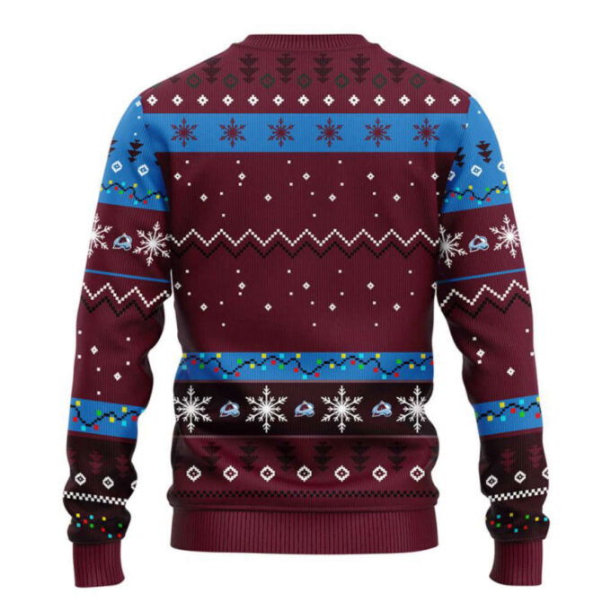 NHL Colorado Avalanche HoHoHo Mickey Christmas Ugly Sweater – Christmas Gift