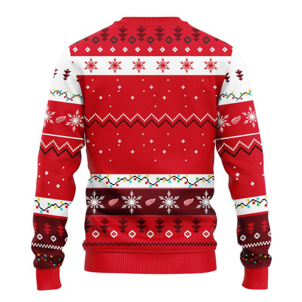 NHL Detroit Red Wings HoHoHo Mickey Christmas Ugly Sweater – Christmas Gift NHL Detroit Red Wings HoHoHo Mickey Christmas Ugly Sweater – Christmas Gift