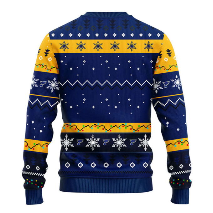 NHL St. Louis Blues HoHoHo Mickey Christmas Ugly Sweater – Christmas Gift