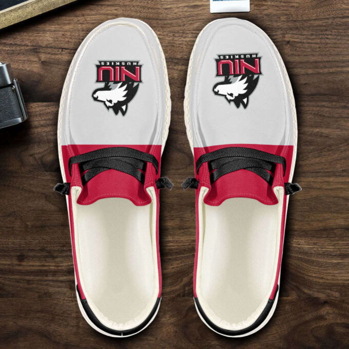 Northern Illinois Huskies Personalized Hey Dude Sports Shoes – Custom Name Design Perfect Gift