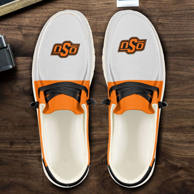 Oklahoma State Cowboys Personalized Hey Dude Sports Shoes – Custom Name Design Perfect Gift