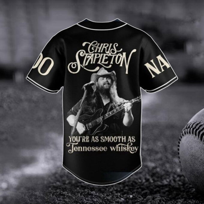 Personalized Chris Stapleton Baseball Jersey – All American Road Show 2023 Tour Merch – Gift for Country Music Fans