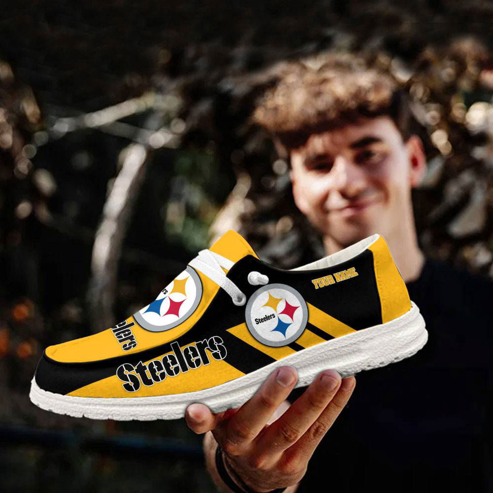 Pittsburgh Steelers NFL Personalized Hey Dude Sports Shoes – Custom Name Design Perfect Gift Pittsburgh Steelers NFL Personalized Hey Dude Sports Shoes – Custom Name Design Perfect Gift