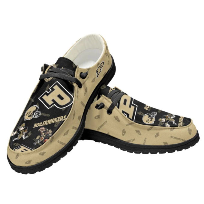 Purdue Boilermakers NCAA Personalized Hey Dude Sports Shoes – Custom Name Design Perfect Gift