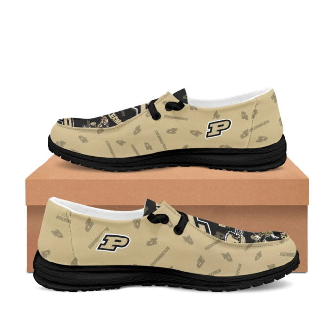 Purdue Boilermakers NCAA Personalized Hey Dude Sports Shoes – Custom Name Design Perfect Gift