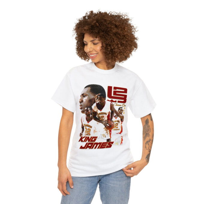 Rare 2003 McDonald s All-American MVP Vintage Style Lebron James T-Shirt Collectible Kobe Jordan Iverson Curry Durant Tee