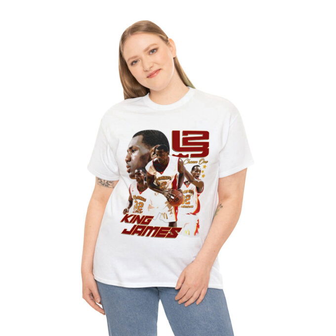 Rare 2003 McDonald s All-American MVP Vintage Style Lebron James T-Shirt Collectible Kobe Jordan Iverson Curry Durant Tee