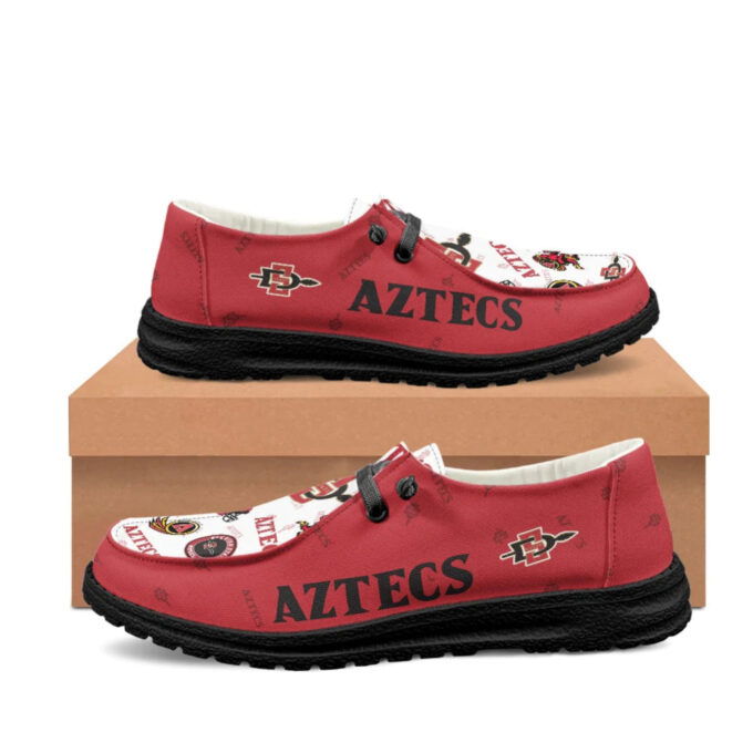 San Diego State Aztecs NCAA Personalized Hey Dude Sports Shoes – Custom Name Design Perfect Gift