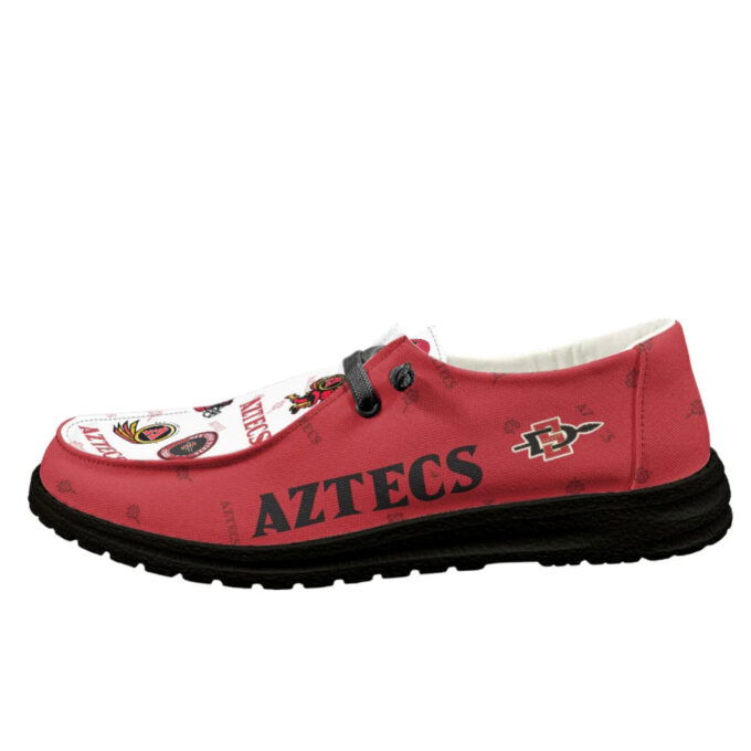 San Diego State Aztecs NCAA Personalized Hey Dude Sports Shoes – Custom Name Design Perfect Gift