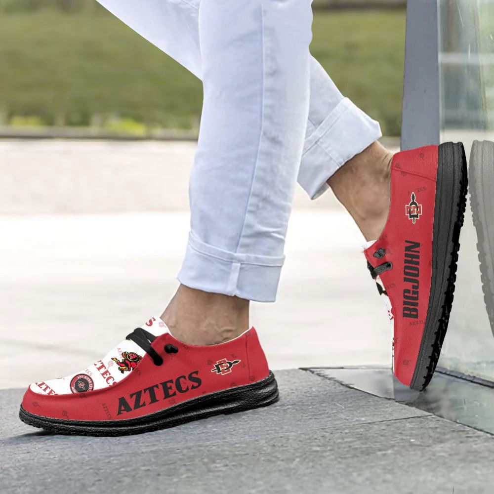 San Diego State Aztecs NCAA Personalized Hey Dude Sports Shoes – Custom Name Design Perfect Gift San Diego State Aztecs NCAA Personalized Hey Dude Sports Shoes – Custom Name Design Perfect Gift