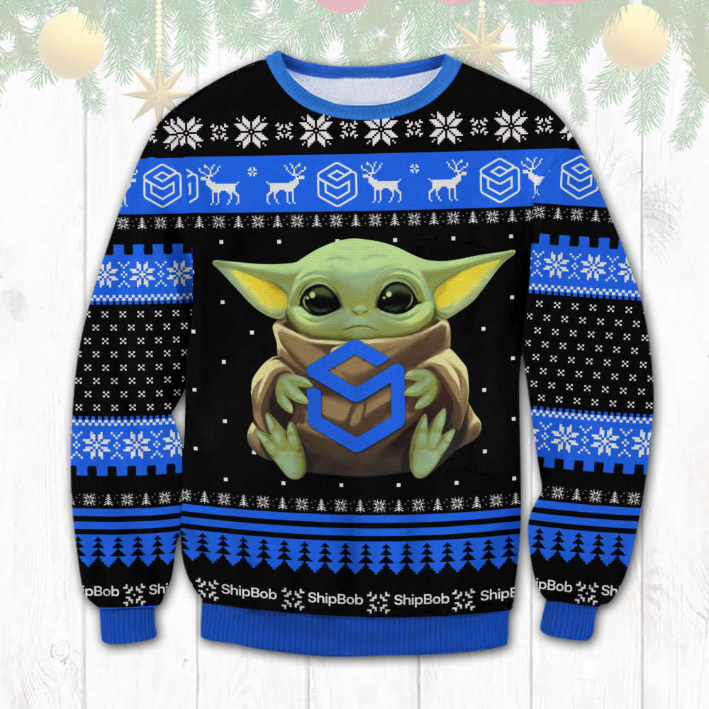 ShipBob Baby Yoda Ugly Sweater Christmas Gift ShipBob Baby Yoda Ugly Sweater Christmas Gift