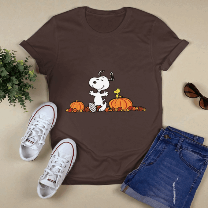 Snoopy Autumn Halloween T-shirt: Spooky Fun & Trendy Design