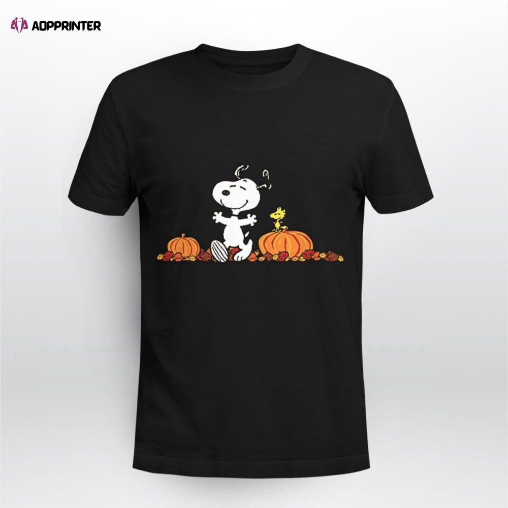 Snoopy Autumn Halloween T-shirt: Spooky Fun & Trendy Design Snoopy Autumn Halloween T-shirt: Spooky Fun & Trendy Design