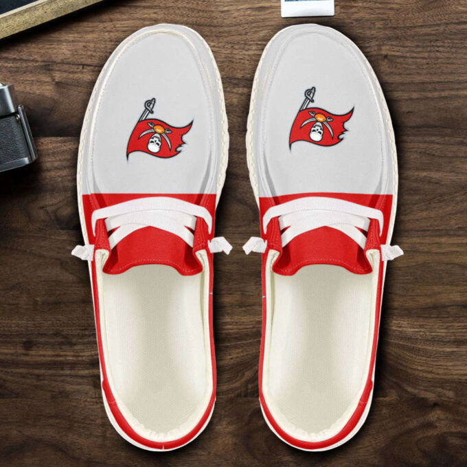Tampa Bay Buccaneers Personalized Hey Dude Sports Shoes – Custom Name Design Perfect Gift