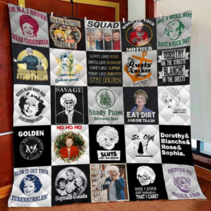 The Golden Girls Fleece Blanket Quilt Blanket Christmas Birthday Gift