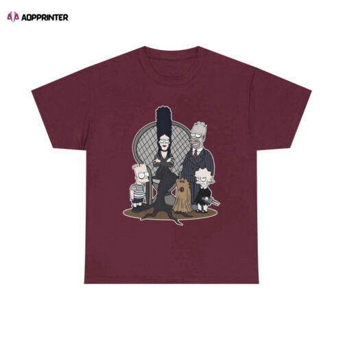 The Simpsons Cartoon Halloween Tee: Custom Sitcom Family T-Shirt – Adultswim Graphic Unisex ND