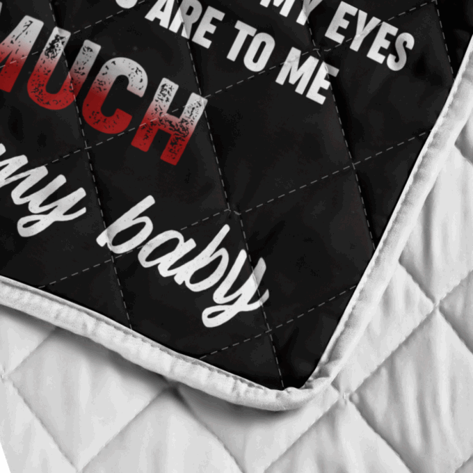 To My Girlfriend I Love You So Much Fleece Blanket – Quilt Christmas Birthday Gift
