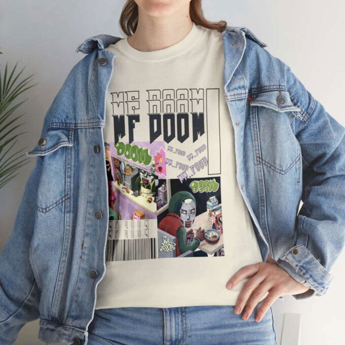 Vintage MF Doom Shirt – 90s Style Unisex Trending Tee Y2K Oversize T-Shirt Retro Merch & Graphic Tee Metal Face Birthday Gift