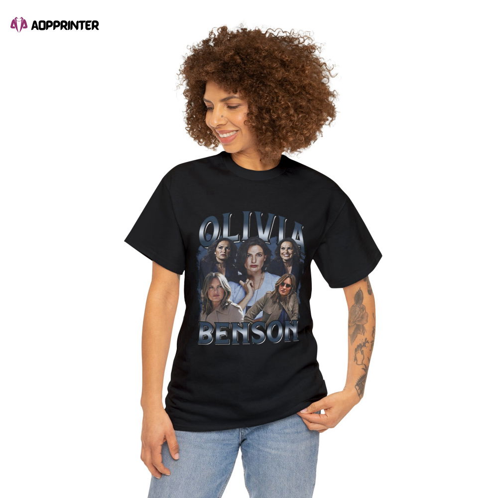 Vintage Olivia Benson T-Shirt: Limited Edition Unisex Gift ND Vintage Olivia Benson T-Shirt: Limited Edition Unisex Gift ND