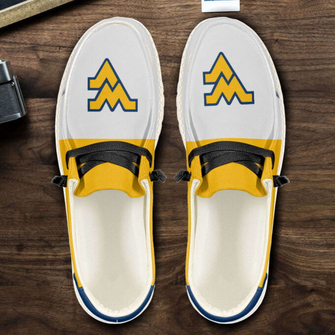 West Virginia Mountaineers Personalized Hey Dude Sports Shoes – Custom Name Design Perfect Gift
