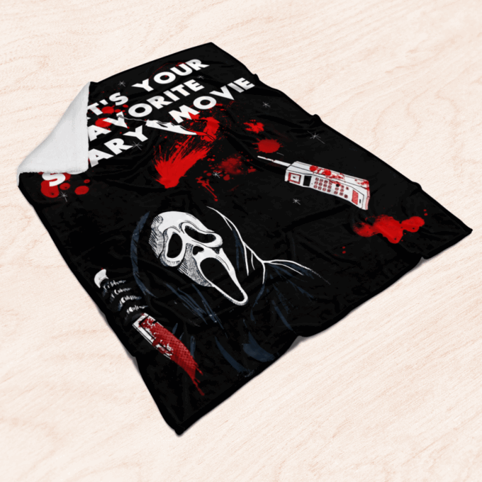 What’s Your Favorite Scary Movie Fleece Blanket – Quilt Christmas Birthday Gift
