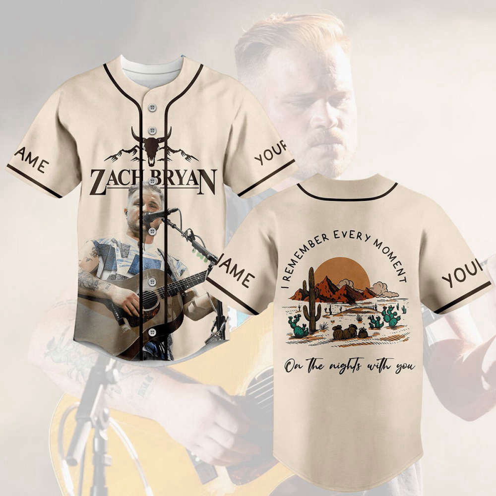 Zach Bryan I Remember Every Moment Baseball Jersey – Customized Highway Boy Shirt Country Music Singer Merch & Gift Zach Bryan I Remember Every Moment Baseball Jersey – Customized Highway Boy Shirt Country Music Singer Merch & Gift
